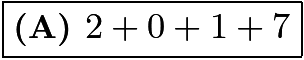 2017 AMC 8 Problem 1